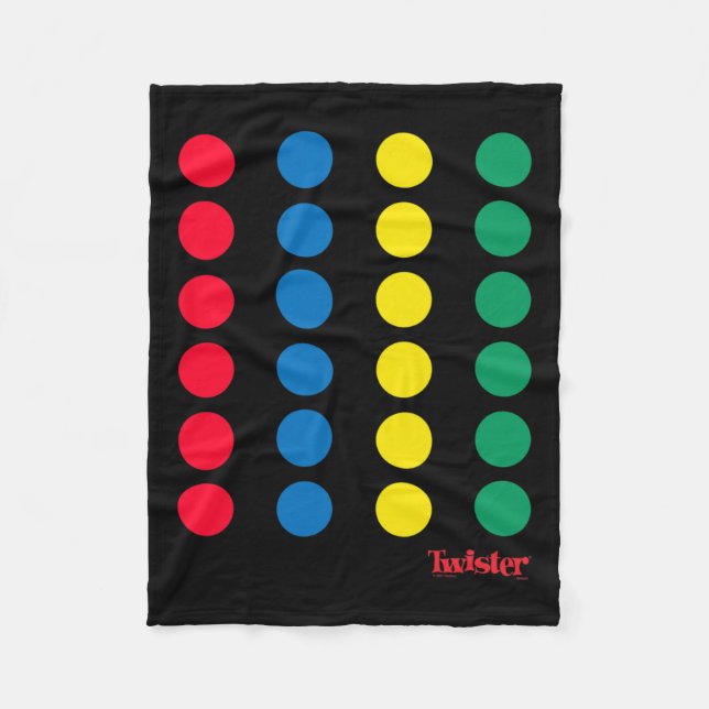 Twister Halloween Twister Board Costume  Fleece Blanket (Front)