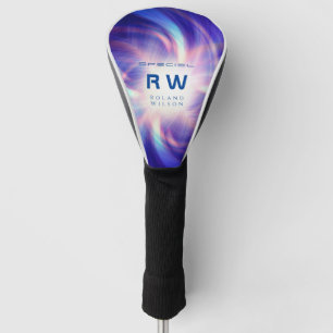 Twisting Effect Multicolors Personalised Golf Head Cover