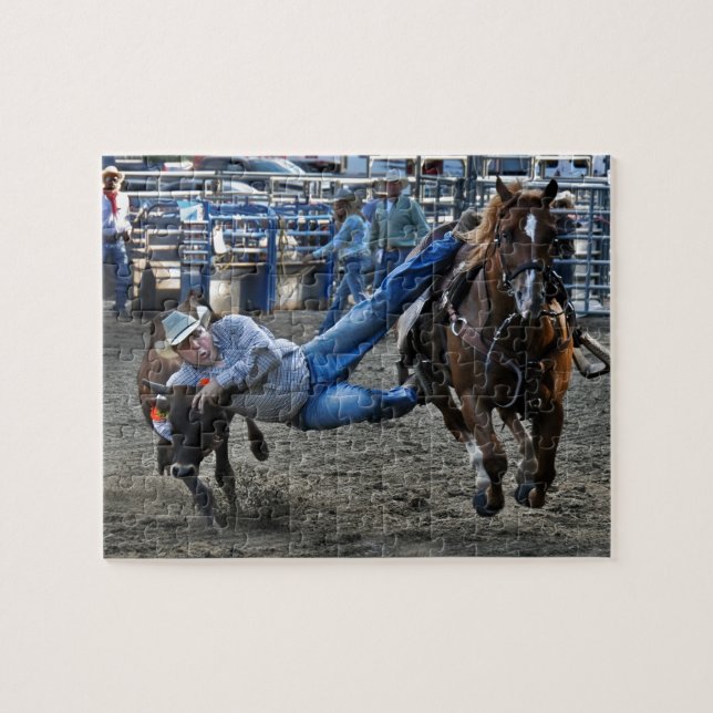 Twisting Horns Jigsaw Puzzle (Horizontal)
