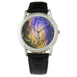 Twisting Liquid Multicolors Personalised Watch