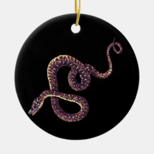 Twisting Snake Ceramic Tree Decoration