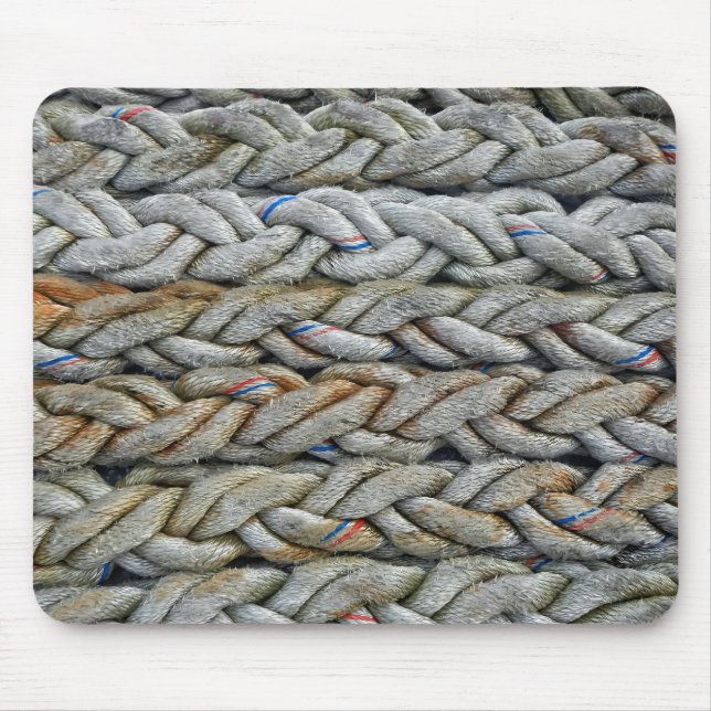 Twists of the Tide Nautical Rope Mouse Mat (Front)