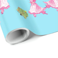 Twit NutcrackerBallet Clara dancing Wrapping Paper