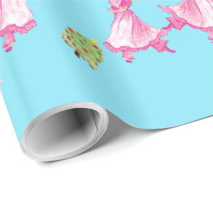 Twit NutcrackerBallet Clara dancing Wrapping Paper