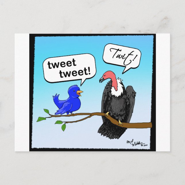 Twit Postcard (Front)