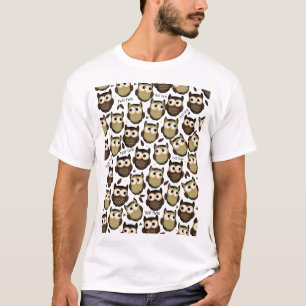 Twit twoo! cute owl pattern. T-Shirt
