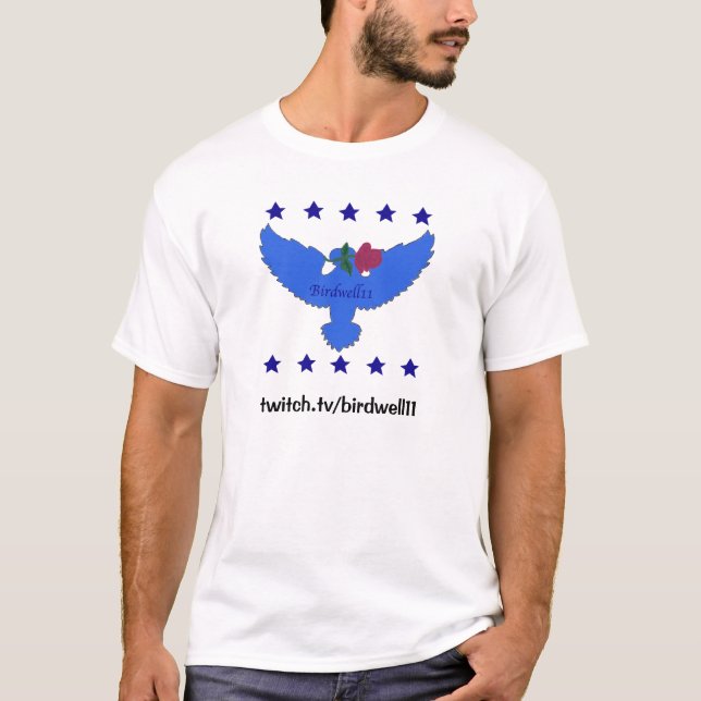 Twitch Blue Logo T-shirt (Front)