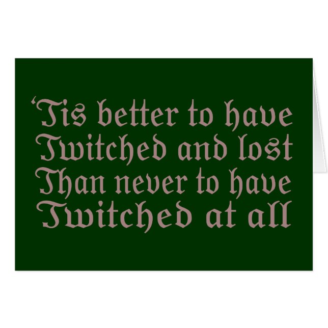 Twitched and Lost... (Front Horizontal)