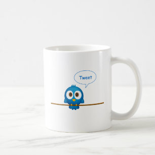 Twitter bird coffee mug