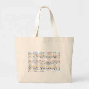Twitter Emoji (Twemoji) Large Tote Bag