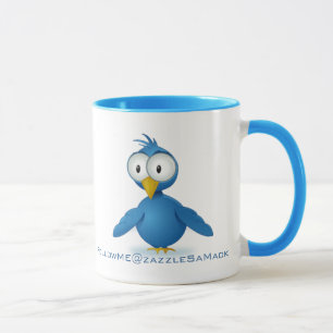 Twitter Follow Me @ Your User Name Mug
