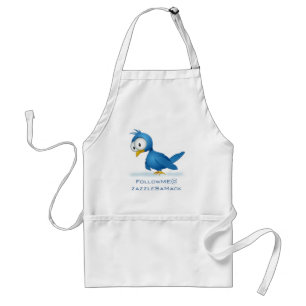 Twitter Follow Me @ Your User Name Standard Apron