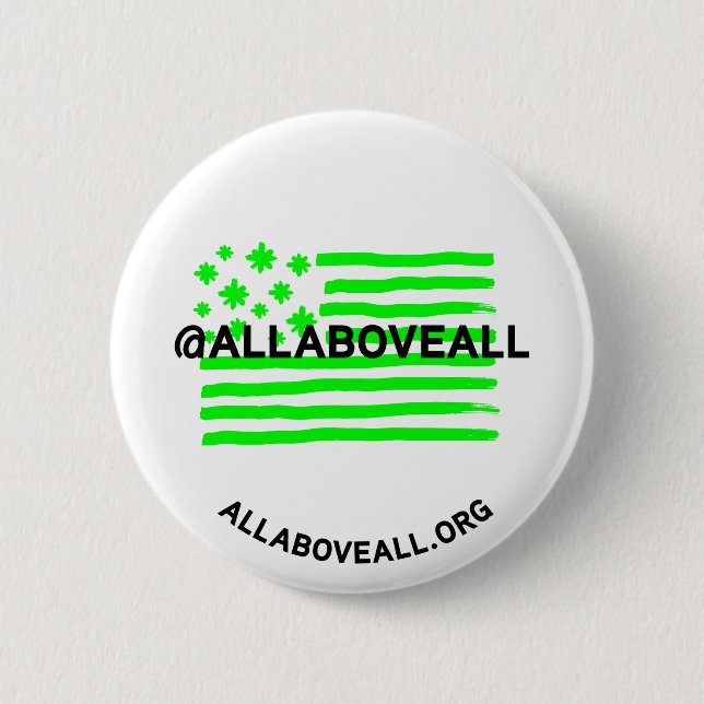 Twitter handle / Flag 6 Cm Round Badge (Front)