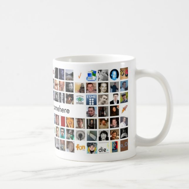 Twitter Mosaic Mug - Customised (Right)