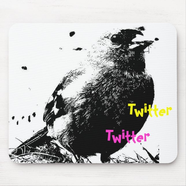 Twitter! Mouse Mat (Front)
