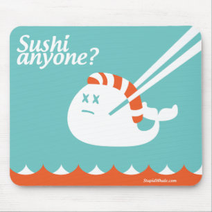 Twitter Mousepad - Stupid Fail Whale - Sushi