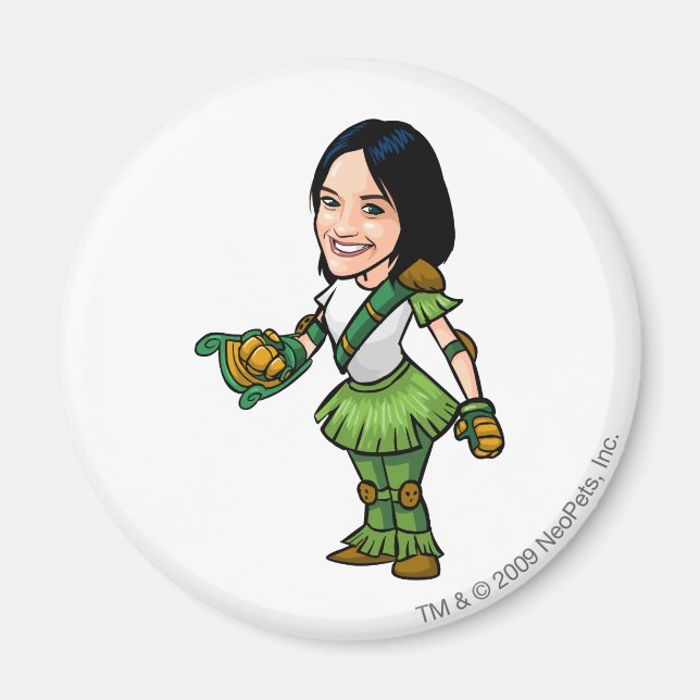 Twitterpate Mystery Island Staff Player Magnet (Front)