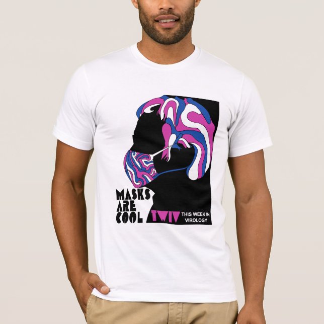 TWiV Masks are Cool t-shirt (Front)