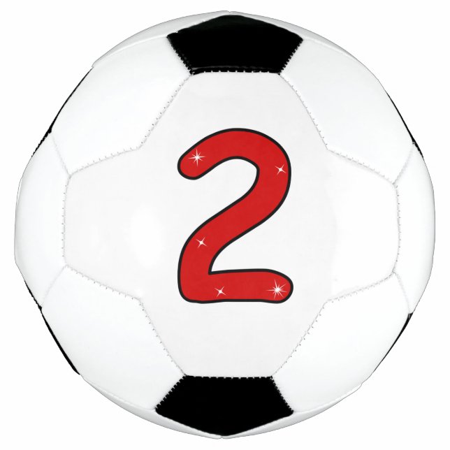 two, 2 years, second, 2 year old, date, number 2,  football (Front)