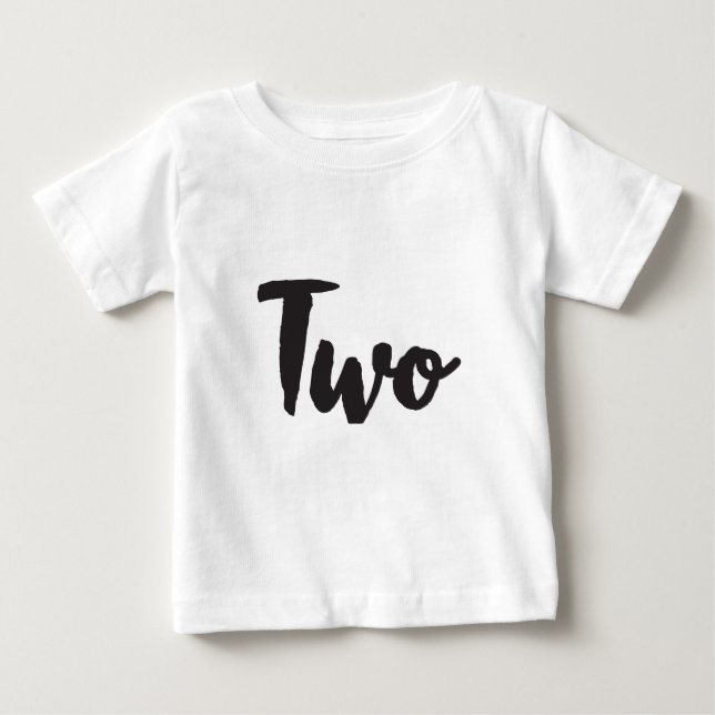 Two 2nd Birthday Second Birthday My 2 year old Baby T-Shirt (Front)