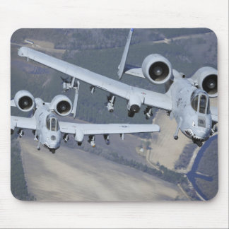 Two A-10C Thunderbolt II aircraft fly in format Mouse Mat