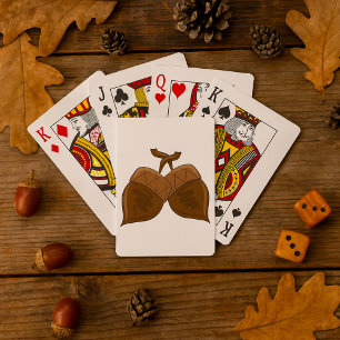 Two Acorns Playing Cards