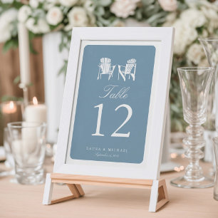 Two Adirondack Chairs   Table Number