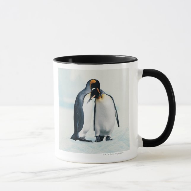 Two affectionate penguins mug (Right)