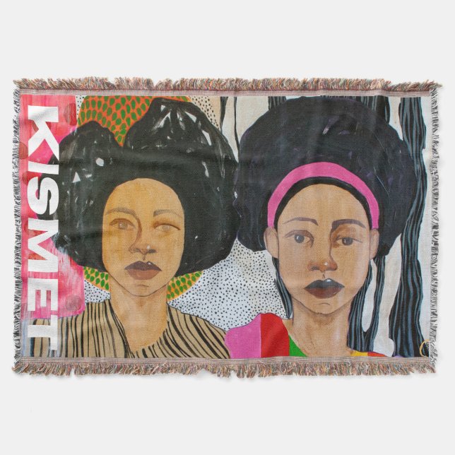 Two against nature throw blanket (Front)