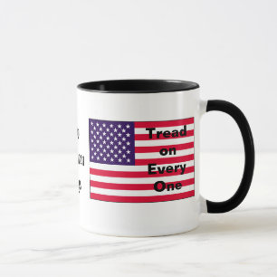 Two American Flags Mug