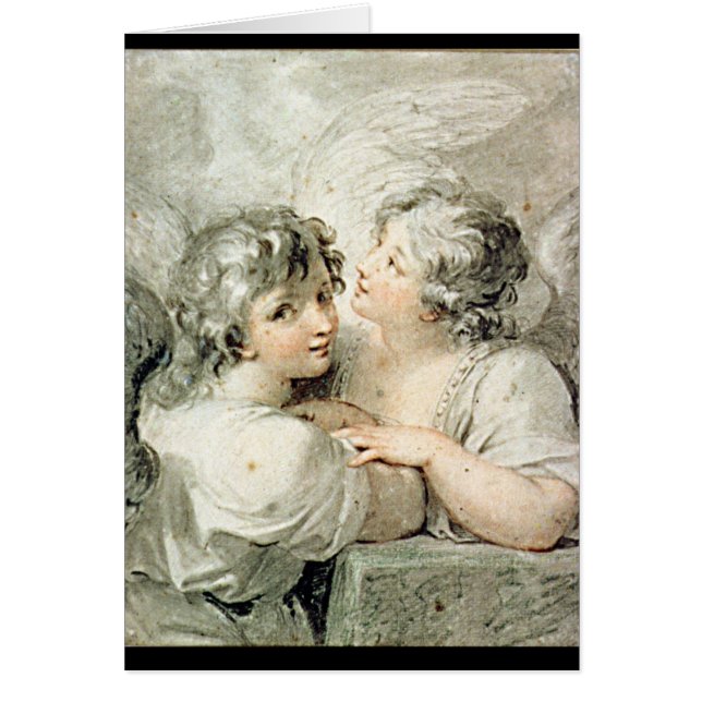 Two angels, 18th century (Front)