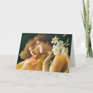 Two Angels Fine Art Card