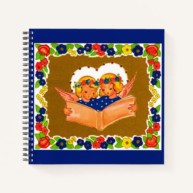 two angels singing notebook (Front)