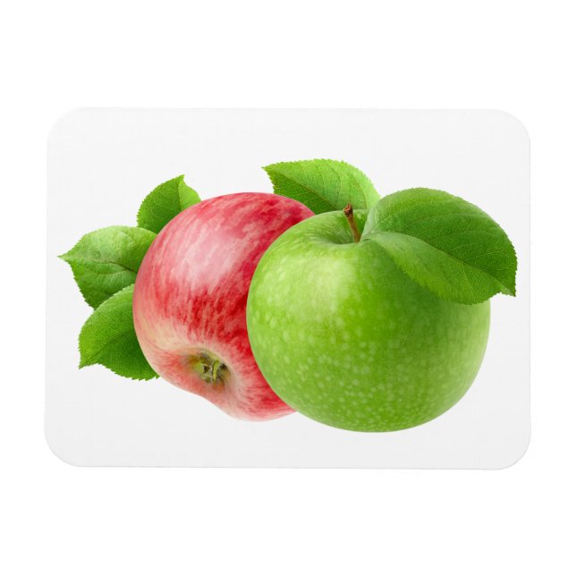 Two apples magnet (Horizontal)