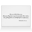 Two are better than one.