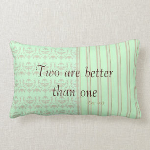 Two are Better than One Throw Pillow