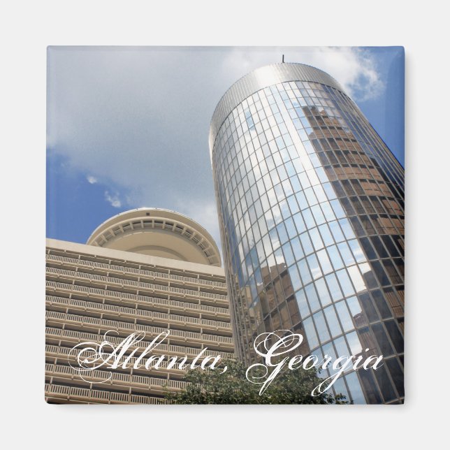 Two Atlanta High Rises Magnet (Front)
