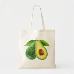 Two avocados tote bag