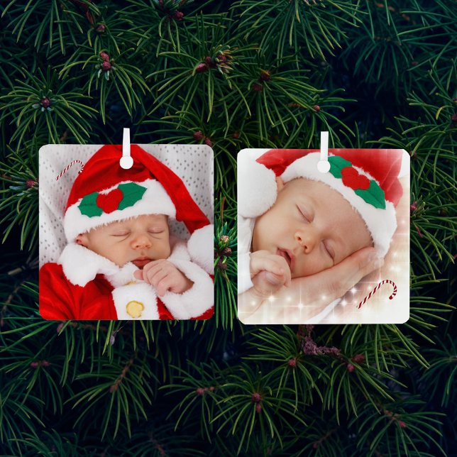 Two Baby Family Pictures Metal Tree Decoration (Creator Uploaded)