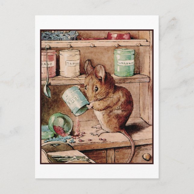 Two Bad Mice by Beatrix Potter Postcard (Front)