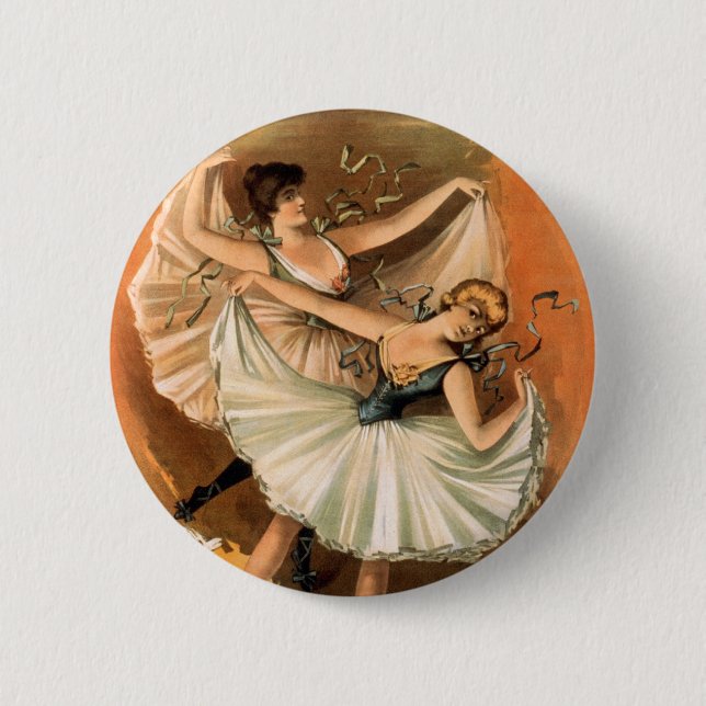 Two Ballerinas buttons (Front)