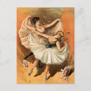 Two Ballerinas postcard