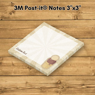 Two Balls Ice Cream Cup Post-it Notes