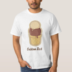 Two Balls Ice Cream Cup T-Shirt