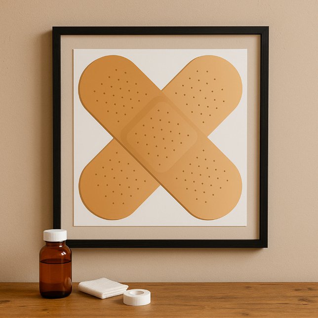 Two Bandaids Poster (Creator Uploaded)