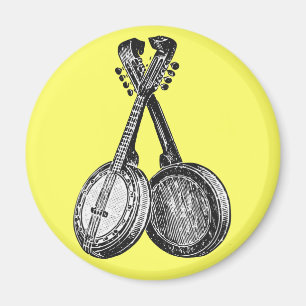 Two Banjos Magnet