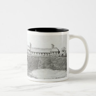 Two Batteries at Southampton House Two-Tone Coffee Mug