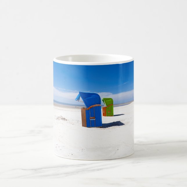 Two beach chairs at the North Sea Coffee Mug (Center)