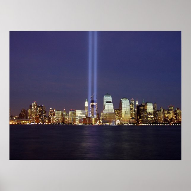 Two Beams of Light Poster (Front)