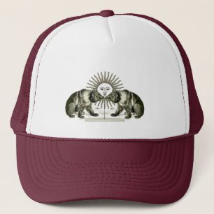 Two bears on a sunny day trucker hat